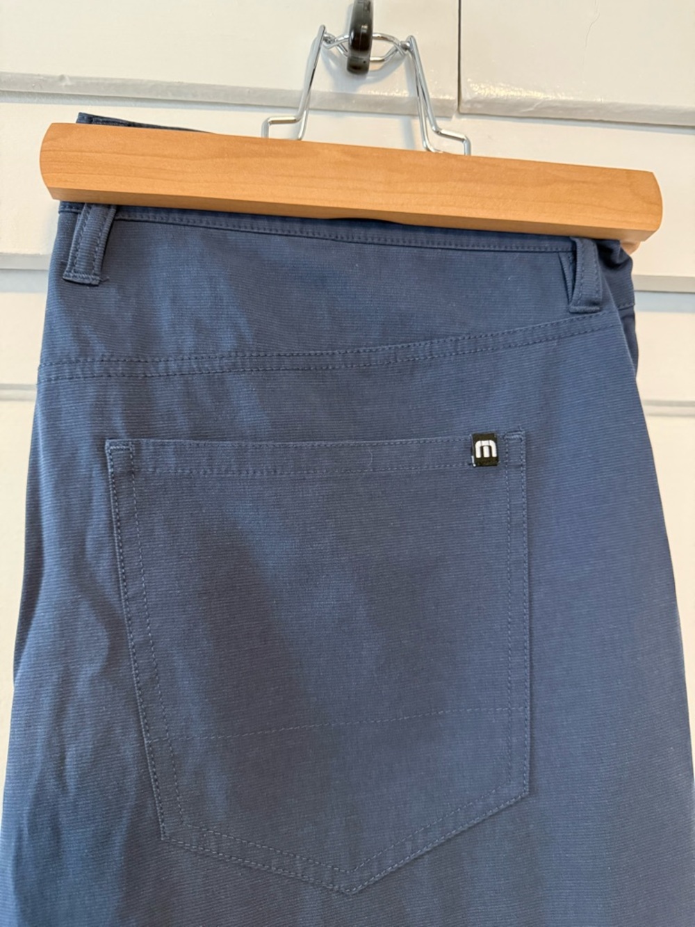 Men's Travis Mathew Blue Performance Golf Pants with Pocket